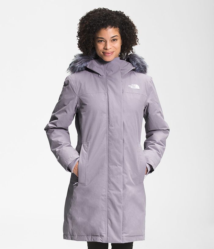Parka The North Face Mujer Arctic - Colombia JNKLFI321 - Gris